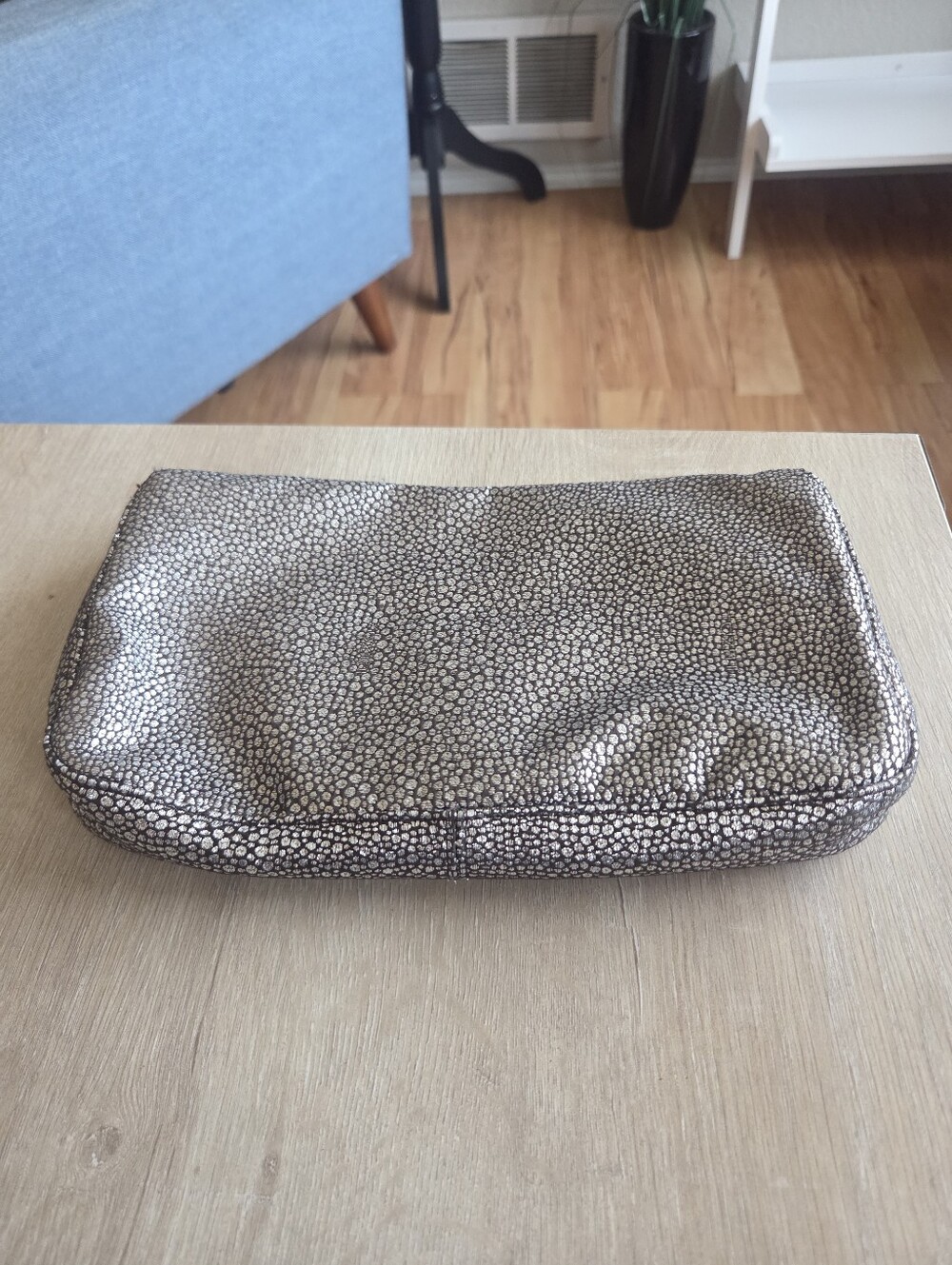 Authentic Vintage Fendi Metallic Crystal Baguette Clutch + Fendi Mirror Bundle - Picture 12 of 16